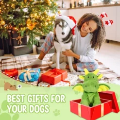 Itopfox Squeaky Plush Dog Toy With Crinkle Paper, Durable Chew Toy For Small, Medium & Large Dogs, Interactive Pet Play -Kid's Home GUEST 011d9c39 2133 4909 95ee 7cdebca8b7b6