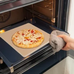 Itopfox 10 Inch Small Pizza Stone With Parchment Paper For Camp Oven, Rectangular Cordierite Baking & Grilling Stone For Grills And Air Fryers 11 Itopfox 10 Inch Small Pizza Stone With Parchment Paper For Camp Oven, Rectangular Cordierite Baking & Grilling Stone For Grills And Air Fryers -Kid's Home GUEST 0365642c 3150 4561 864a 8ec944793ea5