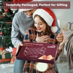 Itopfox Stackable Wine Rack Countertop, Sturdy Freestanding Wine Bottle Holder 2 Tier Tabletop Wine Stand For Pantry Bar Metal Wine Storage Organizer 16 Itopfox Stackable Wine Rack Countertop, Sturdy Freestanding Wine Bottle Holder 2 Tier Tabletop Wine Stand For Pantry Bar Metal Wine Storage Organizer -Kid's Home GUEST 04c12fd9 36fb 4ce8 8513 d3f9d18dd970