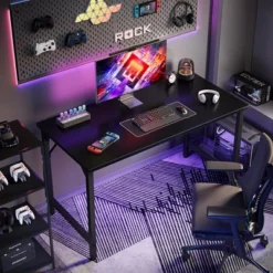 Itopfox 40 Inch Computer Desk, Home Office Study Writing Table, Simple PC Gaming Desk With Adjustable Feet, Black 10 Itopfox 40 Inch Computer Desk, Home Office Study Writing Table, Simple PC Gaming Desk With Adjustable Feet, Black -Kid's Home GUEST 04e915fa e27b 43e0 8487 0aeeba80913f