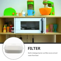 Itopfox Microwave Steamer For Cooking Vegetables, Plastic Steamer With Lid For Veggies, Seafood, Healthy Meals (Random Color) -Kid's Home GUEST 088907cd b672 4ec6 9e2d a12ed338a926