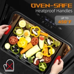 Itopfox 15-Piece Premium Nonstick Bakeware Set With Cookie Sheets, Muffin Pan, Cake Pan & Kitchen Utensils - Black 8 Itopfox 15-Piece Premium Nonstick Bakeware Set With Cookie Sheets, Muffin Pan, Cake Pan & Kitchen Utensils - Black -Kid's Home GUEST 0a095118 923d 4a17 988b a77f1635641d