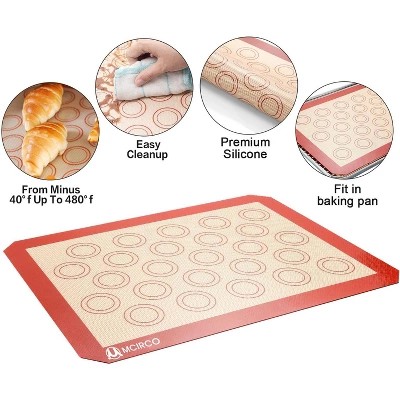Itopfox Stainless Steel Baking Sheet Set With Cooling Racks & Silicone Mats, 9-Piece Oven Cookie Pan Kit For Easy Cleaning & Versatile Baking Needs 4 Itopfox Stainless Steel Baking Sheet Set With Cooling Racks & Silicone Mats, 9-Piece Oven Cookie Pan Kit For Easy Cleaning & Versatile Baking Needs - Image 4