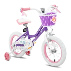 Itopfox Angel Girls Bike For Toddlers And Kids With Training Wheels & Basket, Handbrake & Kickstand, Perfect For Riding Fun -Kid's Home GUEST 0a7d4d2e 70d9 4373 979c 230d14befdba