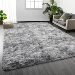 Itopfox Large Shag Area Rug, Tie-Dyed Plush Fuzzy Rug For Living Room, Ultra Soft Fluffy Furry Rug For Bedroom, Indoor Carpet Nursery Rug Home Decor -Kid's Home GUEST 0b6da701 6073 4222 8597 68bd3a21decf