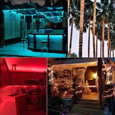 Itopfox 33FT Color Changing Rope Lights With Remote, Waterproof LED String Lights For Outdoor Christmas Decor, Indoor Bedroom, 16 Vibrant Colors 8 Itopfox 33FT Color Changing Rope Lights With Remote, Waterproof LED String Lights For Outdoor Christmas Decor, Indoor Bedroom, 16 Vibrant Colors - Image 8