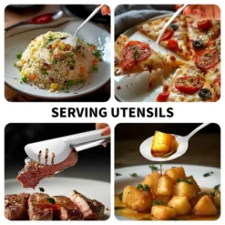 Itopfox 53-Piece Stainless Steel Flatware Set For 8 With Drawer Organizer, Includes Spoons, Forks, Steak Knives & Serving Utensils, Mirror Polished -Kid's Home GUEST 0bbc8a2b 0464 42a5 85b7 b1ba56389155