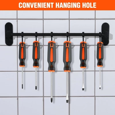 Itopfox 6-Piece Magnetic Screwdriver Set With Non-Slip Handle, Includes 3 Phillips And 3 Flat Tip Screwdrivers For DIY And Home Repairs 5 Itopfox 6-Piece Magnetic Screwdriver Set With Non-Slip Handle, Includes 3 Phillips And 3 Flat Tip Screwdrivers For DIY And Home Repairs - Image 5