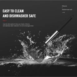 Itopfox Large Silicone Cooking Utensils Set - Heat Resistant Kitchen Tools Spatula, Spoon, Turner, Brush, Whisk, Stainless Steel Silicone ForCookware -Kid's Home GUEST 0c869215 05a4 46f6 87c2 92cab52e47b0