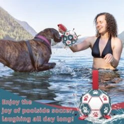 Itopfox Premium Dog Balls Toys, Pet Training Soccer Ball With Straps, Puppy Birthday Gifts, Dog Water Toy, Durable Herding Balls For Small Medium Dog -Kid's Home GUEST 0cb429df e193 4b29 9105 ea133b796152
