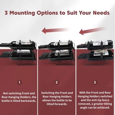 Itopfox Stackable Wine Rack Countertop, Sturdy Freestanding Wine Bottle Holder 2 Tier Tabletop Wine Stand For Pantry Bar Metal Wine Storage Organizer 1 Itopfox Stackable Wine Rack Countertop, Sturdy Freestanding Wine Bottle Holder 2 Tier Tabletop Wine Stand For Pantry Bar Metal Wine Storage Organizer