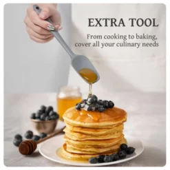 Itopfox 43-Piece Kitchen Utensil Set With Silicone Spatulas, Heat-Resistant Cooking Tools Non-Stick Cookware Safe Dishwasher Friendly, Holder & Hooks -Kid's Home GUEST 0faaf542 ccb7 47a7 91de 431ba668a728