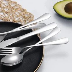 Itopfox 50-Piece Stainless Steel Flatware Set For 10, Includes Forks, Knives, Spoons & Salad Forks, Dishwasher Safe, Durable Tableware For Home 9 Itopfox 50-Piece Stainless Steel Flatware Set For 10, Includes Forks, Knives, Spoons & Salad Forks, Dishwasher Safe, Durable Tableware For Home -Kid's Home GUEST 0fd7a5e0 a273 4300 9f79 5761a78df39d