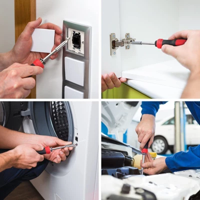 Itopfox 13-in-1 Multi Screwdriver Set With Torx, Flat Head, Phillips, Hex, Square & 1/4 Nut Driver - Adjustable & Compact 2 Itopfox 13-in-1 Multi Screwdriver Set With Torx, Flat Head, Phillips, Hex, Square & 1/4 Nut Driver - Adjustable & Compact - Image 2