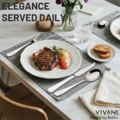 Itopfox 16-Piece Heavy Duty Silverware Set With Steak Knives, Stainless Steel Cutlery For 4, Dishwasher Safe Flatware For Home, Dorms, Restaurants -Kid's Home GUEST 1025f49d 54d0 4389 b6e7 e56c0cf20004