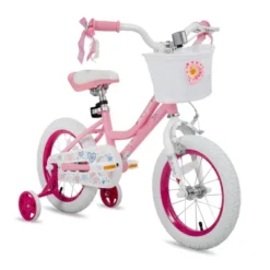 Itopfox Angel Girls Bike For Toddlers And Kids With Training Wheels & Basket, Girls Bicycle With Handbrake & Kickstand For Safe And Fun Riding -Kid's Home GUEST 1188cff0 b64a 4227 ac6b ea1c529ac7ae