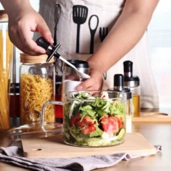 Itopfox Mini Glass Bowl With Lid & Handle, 44oz For Noodles, Pasta, Soup, Cereals, Fruits, BPA Free, Microwave & Dishwasher Safe -Kid's Home GUEST 11d33ef9 9eee 45f7 9d9a 005a9f32f1c5