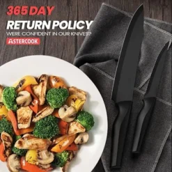 Itopfox 21-Piece Kitchen Knife Set With Block, Dishwasher Safe German Stainless Steel Knives With Built-in Sharpener, Black Knife Block Set -Kid's Home GUEST 131ca3fd 5e3a 4171 9916 6b2f9b95060d