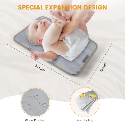 Itopfox Large Capacity Diaper Bag Backpack With Insulated Pockets, Changing Pad, Pacifier Case, And Anti-Theft Laptop Compartment For Women And Men 6 Itopfox Large Capacity Diaper Bag Backpack With Insulated Pockets, Changing Pad, Pacifier Case, And Anti-Theft Laptop Compartment For Women And Men - Image 6