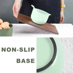 Itopfox 4-Piece Nesting Mixing Bowls Set With Pour Spout & Handle, BPA-Free, Microwave & Dishwasher Safe, Non-Slip Base, Lightweight -Kid's Home GUEST 13a60785 2735 493d bb81 78fdb380ac9e