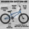 Itopfox Freestyle BMX Bike For Kids Ages 5-13, Beginner Level Rider With Durable Hi-Ten Steel Frame, Easy To Ride & Assemble, Multiple Colors