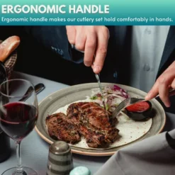 Itopfox 16 Piece Silverware Set For 4, Premium Stainless Steel Cutlery Set, Utensil Sets, Flatware For 4, Forks Spoons And Knives Set Dishwasher Safe -Kid's Home GUEST 148dce48 b2ff 44d6 97e3 8fee1a525904