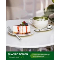 Itopfox 24-Piece Silverware Set With Steak Knives, Stainless Steel Flatware Set For 4, Includes Spoons, Knives, Dishwasher Safe For Home & Restaurant 12 Itopfox 24-Piece Silverware Set With Steak Knives, Stainless Steel Flatware Set For 4, Includes Spoons, Knives, Dishwasher Safe For Home & Restaurant -Kid's Home GUEST 162c2b63 9613 4aab 84e5 5c64d83766cd 1