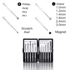 Itopfox 11PCS Mini Precision Screwdriver Set, Small Tools With Flathead And Phillips Kit, Magnetic Repair Tool For Jewelry, Watch, IPhone, Toys 9 Itopfox 11PCS Mini Precision Screwdriver Set, Small Tools With Flathead And Phillips Kit, Magnetic Repair Tool For Jewelry, Watch, IPhone, Toys -Kid's Home GUEST 174acbdb 6c96 431e b775 a3a7d6d06d2a