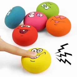Itopfox Smile Face Squeaky Dog Toys, Soft Latex Squeak Balls For Small Dogs & Puppies, Fun Chew Toy Set Of 6, Non-Toxic & Easy To Clean -Kid's Home GUEST 19ccf897 ff7e 4543 a91b 2fe082228c01