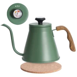 Itopfox Gooseneck Kettle With Thermometer For Pour Over Coffee & Tea Stainless Steel Durable 3-Layer Base Precision Spout, All Stove Tops Compatible -Kid's Home GUEST 1c138c6e a8d5 4925 a177 c9b270148fb7