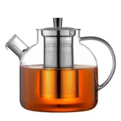 Itopfox Glass Teapot With Removable Infuser, Stovetop Safe Large Tea Pot For Blooming & Loose Leaf, Hand Crafted Kettle With Stainless Steel Strainer -Kid's Home GUEST 1c69ab5e c420 4e03 8c1a c3e577ea1f41