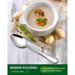 Itopfox 24-Piece Silverware Set With Steak Knives, Stainless Steel Flatware Set For 4, Includes Spoons, Knives, Dishwasher Safe For Home & Restaurant 9 Itopfox 24-Piece Silverware Set With Steak Knives, Stainless Steel Flatware Set For 4, Includes Spoons, Knives, Dishwasher Safe For Home & Restaurant -Kid's Home GUEST 1c9680a9 ae5b 4ac3 b3d3 2a89fc2d23b6 1