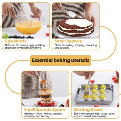 Itopfox 15-Piece Kitchen Cooking Utensils Set With Holder, Heat Resistant Food Grade Silicone Utensils For Nonstick Cookware, Dishwasher Safe 5 Itopfox 15-Piece Kitchen Cooking Utensils Set With Holder, Heat Resistant Food Grade Silicone Utensils For Nonstick Cookware, Dishwasher Safe - Image 5