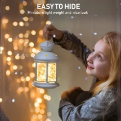 Itopfox 5 Pack Fairy Lights, 7 Feet 20 LED String Lights With Timer, Waterproof Firefly Lights On Silver Wire For Home Party Wedding Christmas White -Kid's Home GUEST 1eb94086 dbb9 4ce0 ab37 6e092deef85f