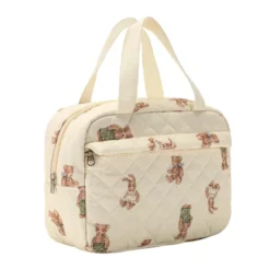 Itopfox Large Quilted Floral Makeup Bag, Cotton Travel Cosmetic Organizer With Top Handle, Multi-Layer Toiletry Pouch For Women And Girls 11 Itopfox Large Quilted Floral Makeup Bag, Cotton Travel Cosmetic Organizer With Top Handle, Multi-Layer Toiletry Pouch For Women And Girls -Kid's Home GUEST 1ebfee89 eaec 4b1b bd12 abc8e177dad2