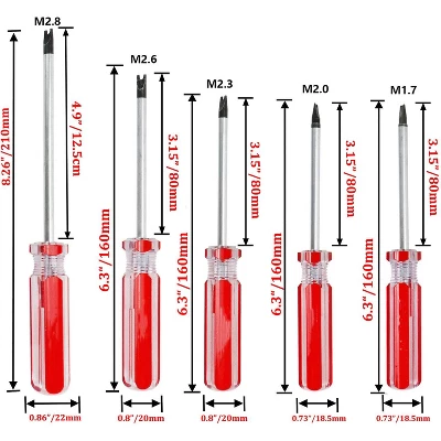 Itopfox Magnetic Tip Spanner Screwdriver Set - 5 Sizes Included For Various Needs, Durable Steel Construction With Chrome Plating 4 Itopfox Magnetic Tip Spanner Screwdriver Set - 5 Sizes Included For Various Needs, Durable Steel Construction With Chrome Plating - Image 4