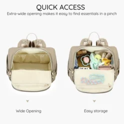 Itopfox Lightweight Stylish Diaper Backpack For Boys Girls & Baby Travel Essentials With Changing Pad & Insulated Pocket -Kid's Home GUEST 20003e95 3901 46e1 bebe 7f73af35a706