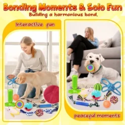Itopfox 25 Pack Puppy Dog Toys For Teething, Entertainment & Interaction, Chew Toys With Rope, Treat Balls And Squeaky Toys For Puppies & Small Dogs 9 Itopfox 25 Pack Puppy Dog Toys For Teething, Entertainment & Interaction, Chew Toys With Rope, Treat Balls And Squeaky Toys For Puppies & Small Dogs -Kid's Home GUEST 220e05d5 5ef2 4f86 8391 c9ae539cf9b1