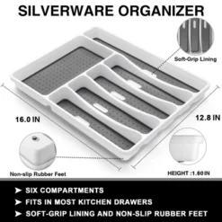 Itopfox 49-Piece Silverware Set With Organizer, Heavy Duty Stainless Steel Flatware For 8, Cutlery Utensil Sets With Steak Knives, Rust-proof 7 Itopfox 49-Piece Silverware Set With Organizer, Heavy Duty Stainless Steel Flatware For 8, Cutlery Utensil Sets With Steak Knives, Rust-proof -Kid's Home GUEST 24922b51 bc19 4f00 a046 1ea3a6e05f2c
