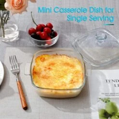 Itopfox 0.8L Glass Casserole Dish With Lid, Oven Safe Square Baking Dish, Microwave Bowl With Cover, Microwavable Cookware For Kitchen 8 Itopfox 0.8L Glass Casserole Dish With Lid, Oven Safe Square Baking Dish, Microwave Bowl With Cover, Microwavable Cookware For Kitchen -Kid's Home GUEST 2497e4ed 71a5 4567 88f9 3b2875431944