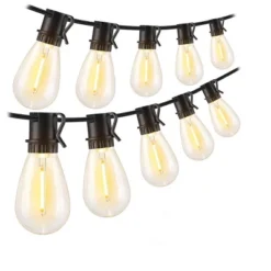 Itopfox 96FT LED Outdoor String Lights, Waterproof Patio Lights With 30+2 Dimmable Shatterproof Edison Hanging Bulbs For Backyard Party-Black -Kid's Home GUEST 24b39f83 9e04 4efb 9e4f bb272dc0005b