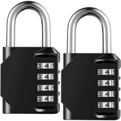 Itopfox Resettable 4-Digit Combination Padlock, Waterproof Heavy Duty Lock For Gym, School, Fence Gate, Toolbox, Employee Locker – 2 Pack -Kid's Home GUEST 2709b1ae c05c 46c5 bbb9 3ba903febeee