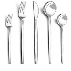 Itopfox 40-Piece Silverware Set For 8 Stainless Steel Flatware Cutlery Set With Knife Spoon & Fork Kitchen Utensils For Home Hotel Wedding Restaurant -Kid's Home GUEST 27209b55 28a3 424f b868 0850d8810798