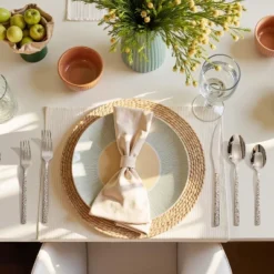 Itopfox 40-Piece Hammered Silverware Set, 18/10 Stainless Steel Flatware For 8, Cutlery Set For Home, Party, Wedding, Mirror Polished Dishwasher Safe -Kid's Home GUEST 2830a606 a489 4de2 bb3c 0a2c3feb1f36