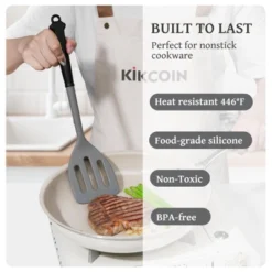Itopfox 43-Piece Kitchen Utensil Set With Silicone Spatulas, Heat-Resistant Cooking Tools Non-Stick Cookware Safe Dishwasher Friendly, Holder & Hooks -Kid's Home GUEST 2872c6bb 2e0c 443e a224 14866a37ee59