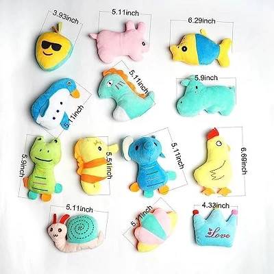 Itopfox 26-Piece Dog Toy Set With Squeakers, Assorted Plush Shapes For Small & Medium Dogs, Fun Interactive Playtime 5 Itopfox 26-Piece Dog Toy Set With Squeakers, Assorted Plush Shapes For Small & Medium Dogs, Fun Interactive Playtime - Image 5