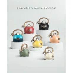 Itopfox Stovetop Whistling Tea Kettle, 2.1 Quart Stainless Steel Teapot With Heat-Resistant Handle, Compatible With All Stoves -Kid's Home GUEST 2a66bfc3 87a3 454d bca8 d1d64a2db956