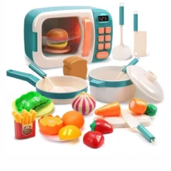 Itopfox Microwave Toy Kitchen Play Set With Electronic Oven, Play Food Cookware & Utensils For Kids Fun Pretend Cooking Learning Toy For Girls & Boys -Kid's Home GUEST 2ae48b5d 31ab 4c4d 9f1f f5d0f4142ac5