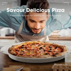 Itopfox 10-Piece Nonstick Bakeware Set With Silicone Handles, Includes Cookie Sheets, Cake Pan, Loaf Pan, Pizza Pan, Muffin Pan, White 8 Itopfox 10-Piece Nonstick Bakeware Set With Silicone Handles, Includes Cookie Sheets, Cake Pan, Loaf Pan, Pizza Pan, Muffin Pan, White -Kid's Home GUEST 2b386e48 3971 4749 a43a 14b30b569085