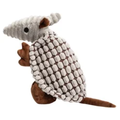 Itopfox Plush Dog Squeaky Toy Stuffed Armadillo Animal Pet Puppy Chew Toys For Small Medium Large All Breed Sizes Dogs, Gray -Kid's Home GUEST 2d529924 9da7 4275 8857 cd4fa1f08241